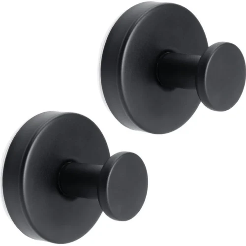 P-87213239311550-20260406115722.webp Unyqoos® Set van twee zwarte zuignaphaken voor badkamer en keuken zonder boren