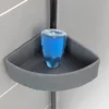 P-872132393181013-20260405174312.webp Unyqoos® Uittrekbaar roestvrijstalen hoekrek met natuursteenlook manden voor badkamer