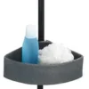 P-87213239318102-20260405174250.webp Unyqoos® Uittrekbaar roestvrijstalen hoekrek met natuursteenlook manden voor badkamer