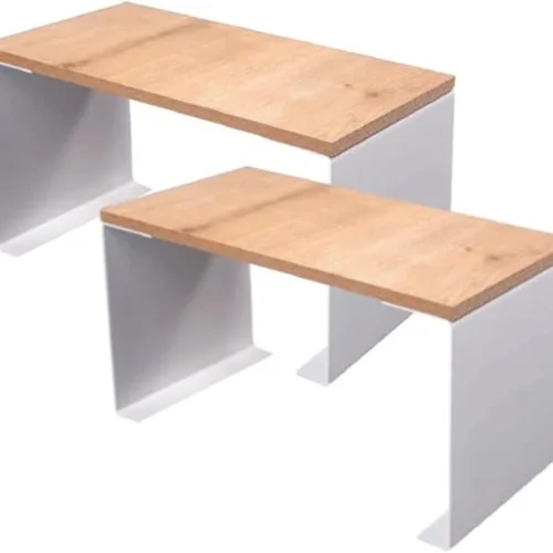 P-87213239323430-20260406102547.webp Unyqoos® Witte Keuken Plank Organizer Set Voor Geordende en Stijlvolle Ruimtes