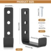 P-87213239353993-20260406115815.webp Unyqoos® Set van twee multifunctionele zware wandhaken voor diverse ophangoplossingen