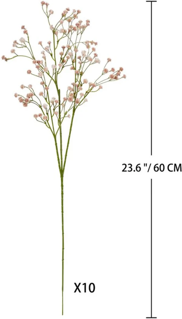 Unyqoos® Set van 10 Realistisch Uitziende Kunstbloemen voor Decoratieve Arrangementen