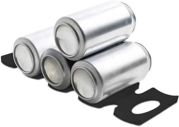 P-87213239370340-20260406110301.webp Unyqoos® Opvouwbare siliconen flessenhouder voor koelkast en plank, zwart