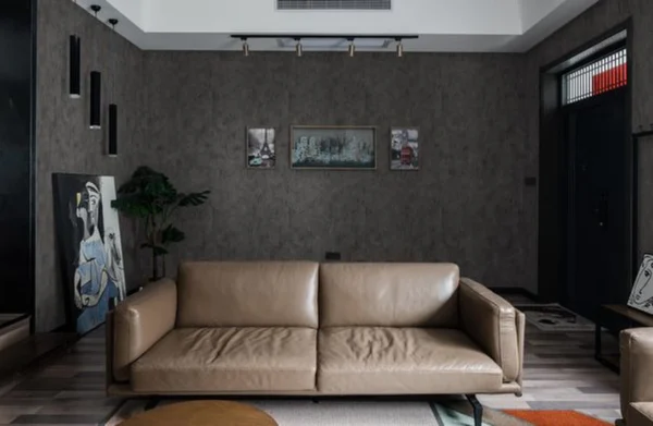 Unyqoos® Donkergrijs Zelfklevend Behang met Betonlook voor Meubels en Wanden, 40 x 300 cm