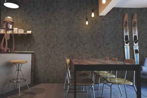 Unyqoos® Donkergrijs Zelfklevend Behang met Betonlook voor Meubels en Wanden, 40 x 300 cm