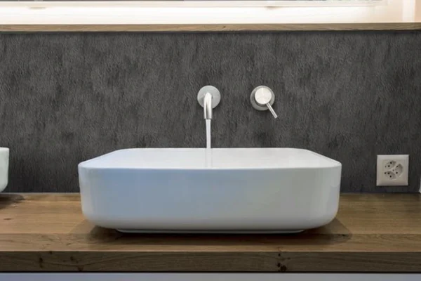 Unyqoos® Donkergrijs Zelfklevend Behang met Betonlook voor Meubels en Wanden, 40 x 300 cm