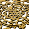 Unyqoos® Onderhoudsvriendelijke antislip rubberen deurmat voor binnen en buitengebruik, goud, 45*75 cm