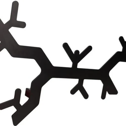 Unyqoos® Stijlvolle metalen wandkapstok met boomtakontwerp voor elk interieur