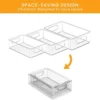 P-87213239405083-20260406095337.webp Unyqoos® Set van 6 transparante opbergdozen voor koelkast en keukenorganisatie