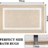 P-87213239416591-20260405142421.webp Unyqoos® Zachte en Antislip Badmat voor Badkamer en Douche, Beige 60x90 cm