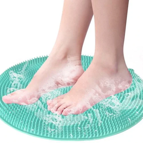 P-87213239464320-20260405135449.webp Unyqoos® Blauwgroene antislip massagepad voor voetverzorging en ontspanning in de douche