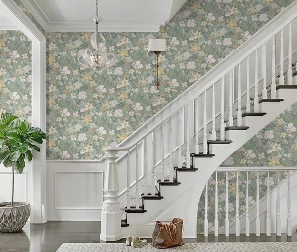 P-87213239467154-20260405113941.webp Unyqoos® Vintage bloemenbehang met zelfklevende folie voor elke ruimte in huis