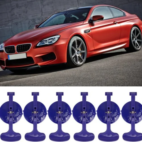 Unyqoos® Handige 6-delige set zuignapklemmen voor autoonderhoud en huishoudelijk gebruik