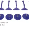Unyqoos® Handige 6-delige set zuignapklemmen voor autoonderhoud en huishoudelijk gebruik