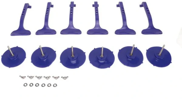 Unyqoos® Handige 6-delige set zuignapklemmen voor autoonderhoud en huishoudelijk gebruik