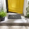 Unyqoos® Wasbare vloermat 40x60cm voor binnen en buiten met antislip rug, grijs, 40*60 cm