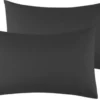 P-87213239583430-20260406111909.webp Unyqoos® Set van twee zachte microvezel kussenslopen in zwart voor ultiem slaapcomfort