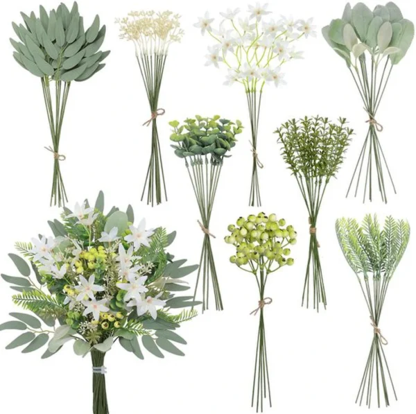 Unyqoos® Realistische kunstbloemen en takken voor veelzijdige decoratie en boeketten
