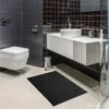 P-87213239667373-20260405135853.webp Unyqoos® Zwarte katoenen badmat 50x70 cm voor moderne en comfortabele badkamer