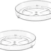 Unyqoos® Draaibare Keuken- en Kastorganizerset van 27 cm - 360 Graden Draaiplateau voor Optimaal Gebruiksgemak