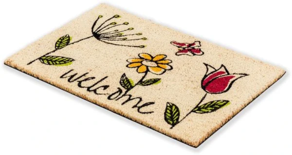 Unyqoos® Antislip kokos deurmat voor binnen met antibacteriële werking 40x60 cm