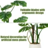 Unyqoos® Grote kunst Monstera plant van 120 cm voor decoratie in huis of kantoor
