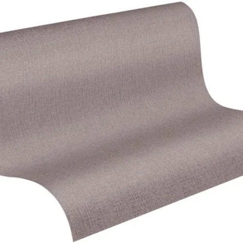 Unyqoos® Hoogwaardig bruin vliesbehang met linnenstructuur voor stijlvolle interieurs