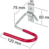 P-87213239756231-20260406121851.webp Unyqoos® Universele wandhouder set van 2 voor ski's en gereedschap met rubberen bescherming
