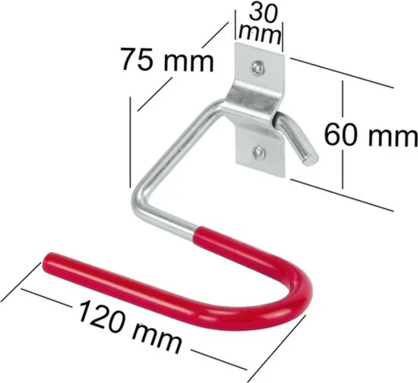 P-87213239756231-20260406121851.webp Unyqoos® Universele wandhouder set van 2 voor ski's en gereedschap met rubberen bescherming