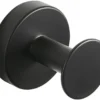 Unyqoos® Robuuste zwarte ronde wandhaken voor badkamer en keukenopslag