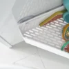 P-872132398116712-20260405174442.webp Unyqoos® Minimalistische hoekplank voor badkameropslag met zuignappen