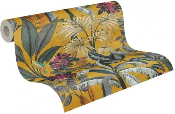 P-87213239817167-20260405114627.webp Unyqoos® Stijlvol vliesbehang met jungle motief voor diverse woonruimtes