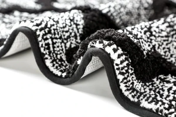 Unyqoos® Set van twee zachte en absorberende badmatten met antislip achterkant