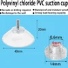 Unyqoos® Set van 11 transparante PVC-zuignappen met M4-schroefdraad voor dagelijks gebruik