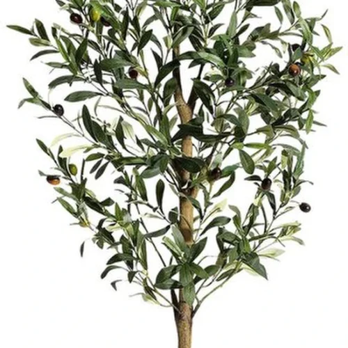 Unyqoos® Realistisch ogende kunstolijfboom van 150 cm voor decoratie binnen en buiten
