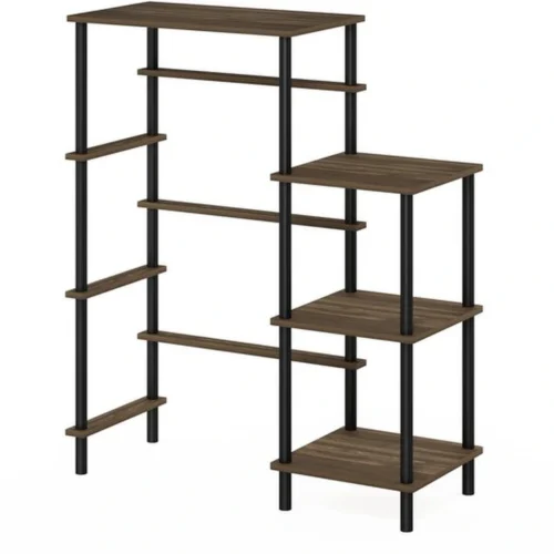 Unyqoos® Industriële bijzettafel met metalen frame en ruime opbergruimte