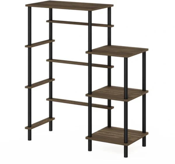 Unyqoos® Industriële bijzettafel met metalen frame en ruime opbergruimte