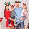 Unyqoos® Feestelijke haaraccessoires voor kerst met rendiergewei en kerstman designs