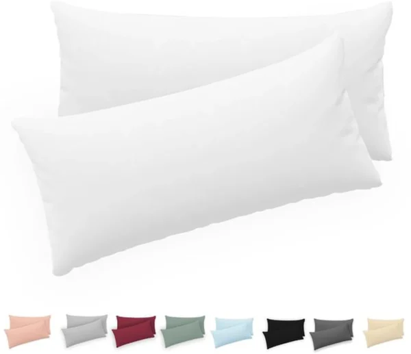 P-87213239966280-20260406113601.webp Unyqoos® Set van 2 comfortabele kussenslopen van jersey katoen met ritssluiting