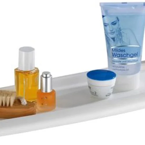 P-87213580011990-20260406083036.webp Unyqoos® Stijlvol wit wandrek van kunststof voor badkamer of keuken