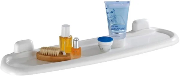 Unyqoos® Stijlvol wit wandrek van kunststof voor badkamer of keuken
