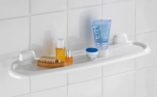 Unyqoos® Stijlvol wit wandrek van kunststof voor badkamer of keuken