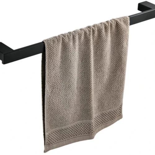 P-87213580031170-20260405183159.webp Unyqoos® Stijlvolle zwarte handdoekstang van 40 cm voor badkamer en toilet