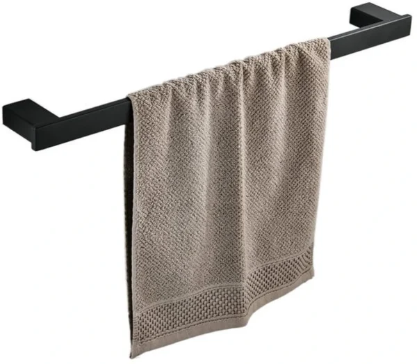 P-87213580031170-20260405183159.webp Unyqoos® Stijlvolle zwarte handdoekstang van 40 cm voor badkamer en toilet