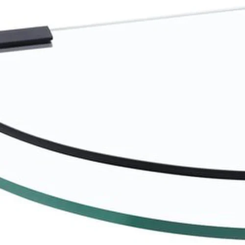 P-87213580190400-20260405174514.webp Unyqoos® Mat zwarte glazen doucheplank met roestvrijstalen dragers voor badkamer