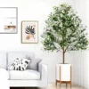 Unyqoos® Grote Olijfboom van Kunststof voor Binnen en Buiten met Realistische Details
