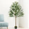 Unyqoos® Grote Olijfboom van Kunststof voor Binnen en Buiten met Realistische Details