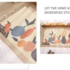 P-87213580432744-20260405141906.webp Unyqoos® Vintage katoenen vloerkleed met handgeweven kwastjes voor elke kamer