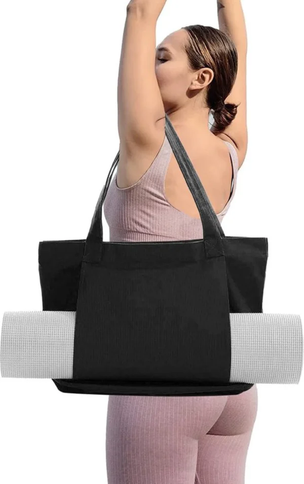 P-87213580471800-20260406084701.webp Unyqoos® Ruime en canvas sporttas voor dames met opbergmogelijkheden