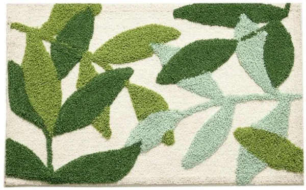 P-87213581022235-20260405141934.webp Unyqoos® Stijlvolle badmat met botanisch patroon voor badkamer en slaapkamer